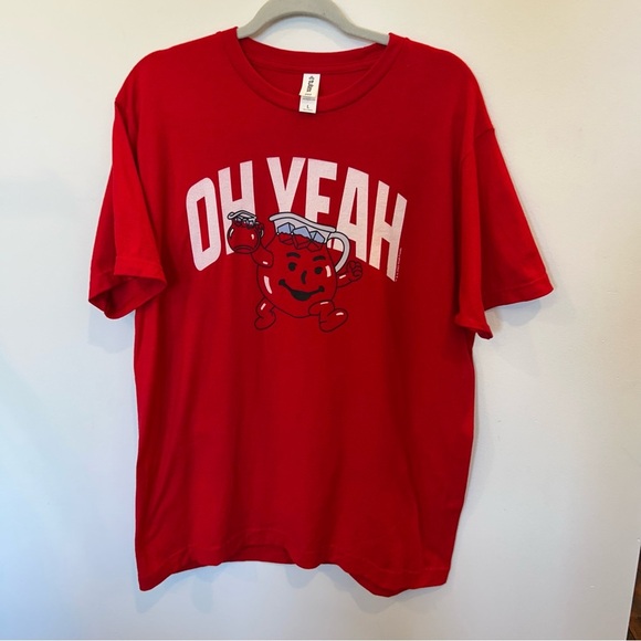 Kool-Aid “Oh Yeah” Classic Red Unisex T-shirt - Picture 1 of 4